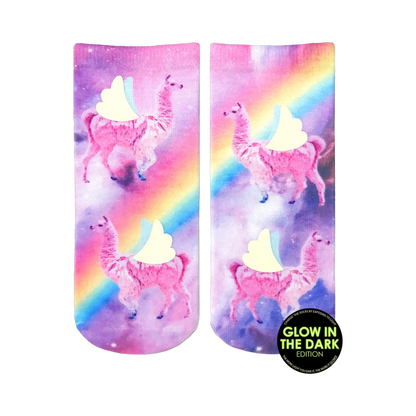 Rainbow Llamas Glow
