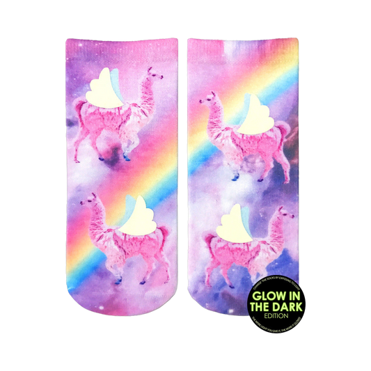 Rainbow Llamas Glow