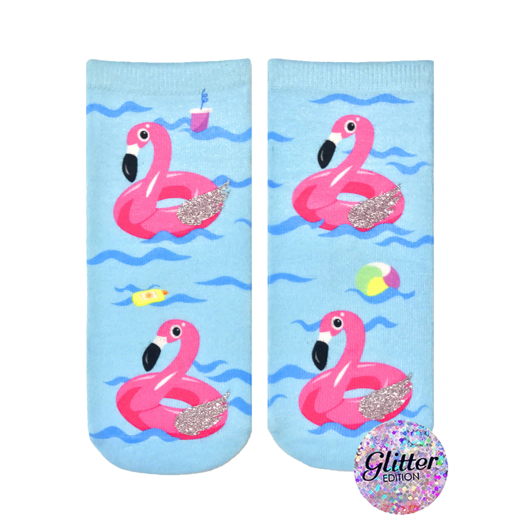 Flamingo Floats Glitter