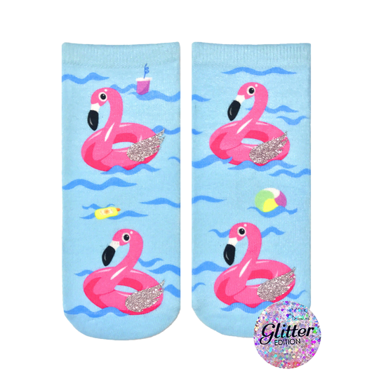 Flamingo Floats Glitter