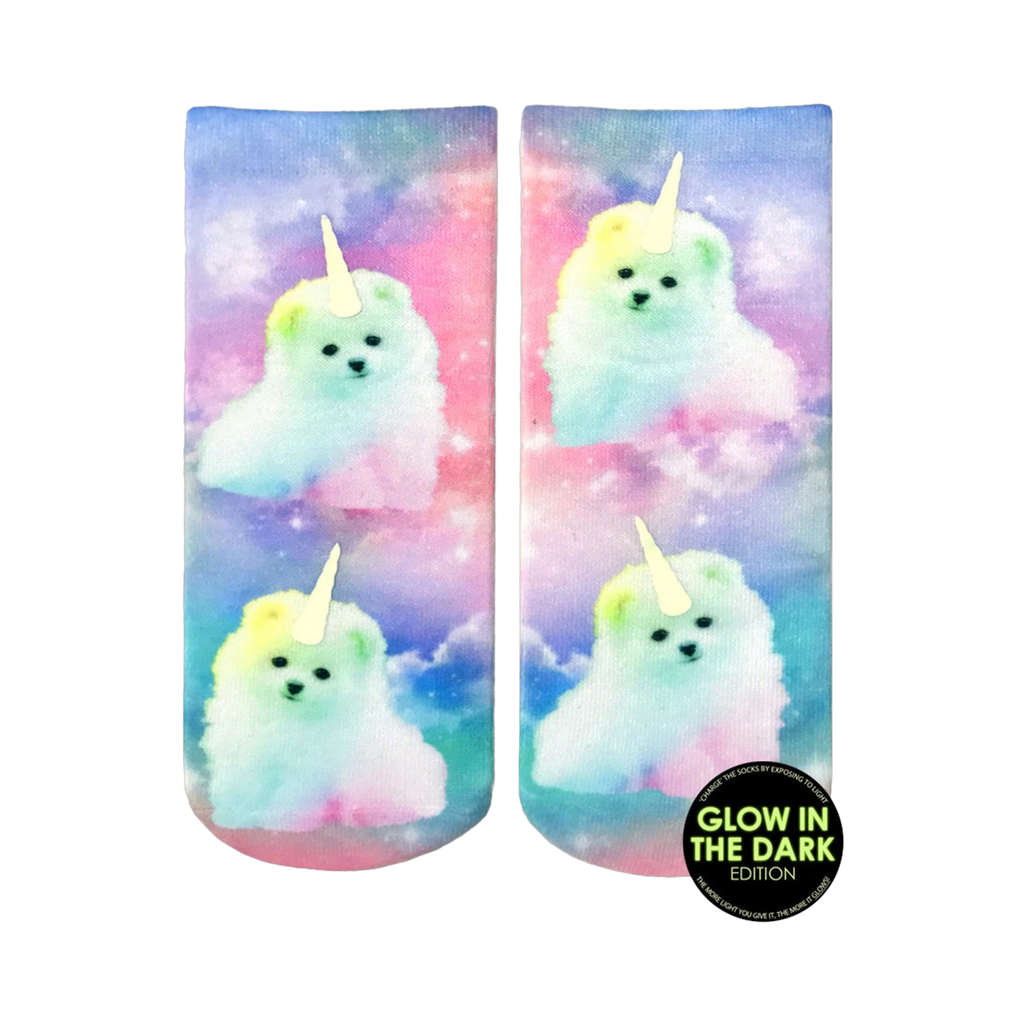 Unicorn Puppy Glow in the Dark