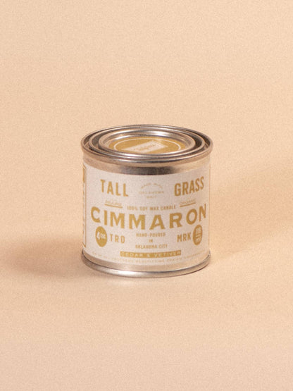 Cimmaron: Cedar + Vetiver Soy Wax Candle