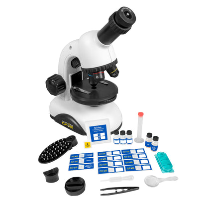 40x-640x Zoom Microscope Kit with Smartphone Adapter