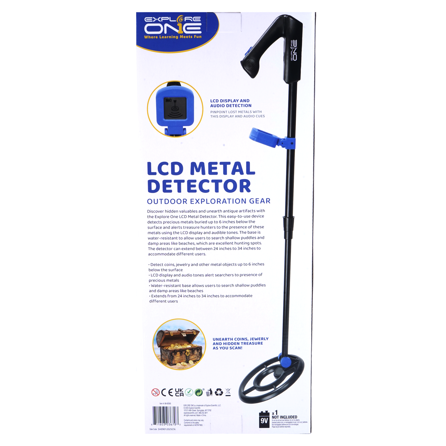 Metal Detector with LCD Display