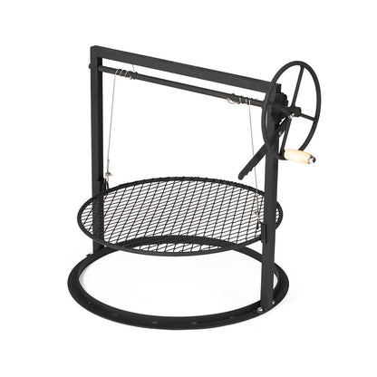 Adjustable Kettle-Style Grill Attachment