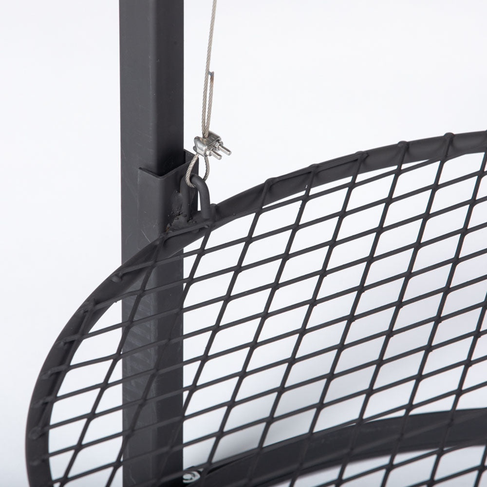 Adjustable Kettle-Style Grill Attachment