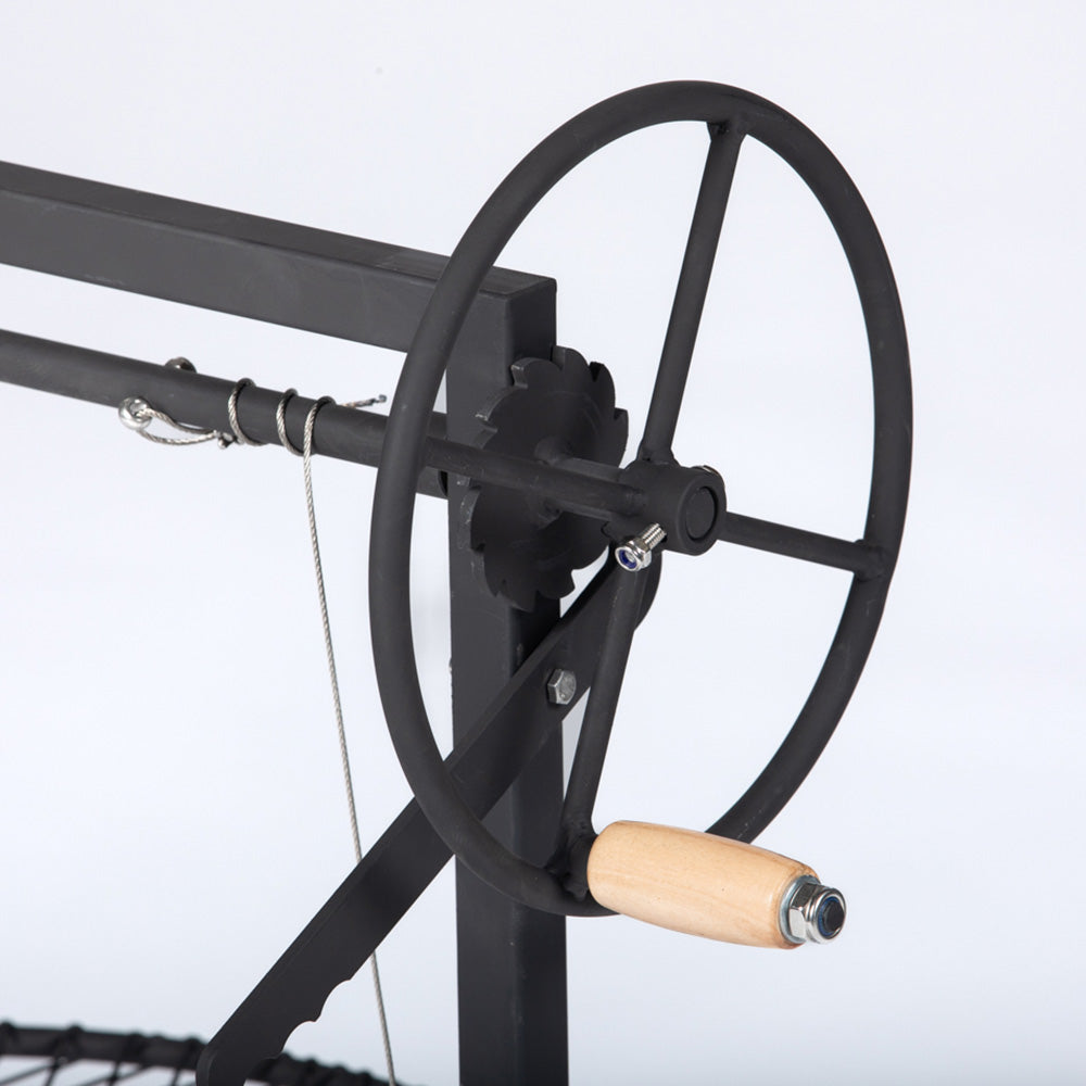 Adjustable Kettle-Style Grill Attachment