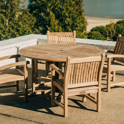 Luna Grade A Teak Folding Table