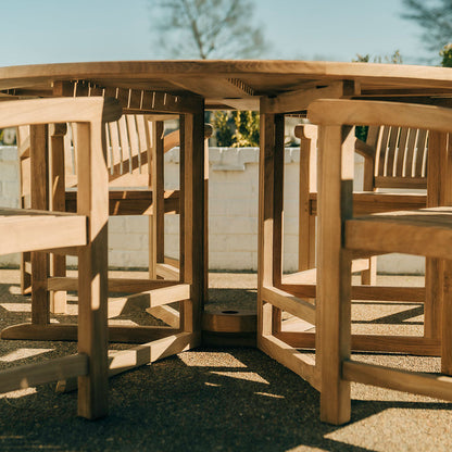 Luna Grade A Teak Folding Table
