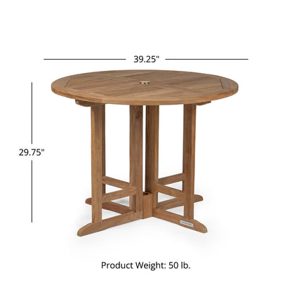 Luna Grade A Teak Folding Table
