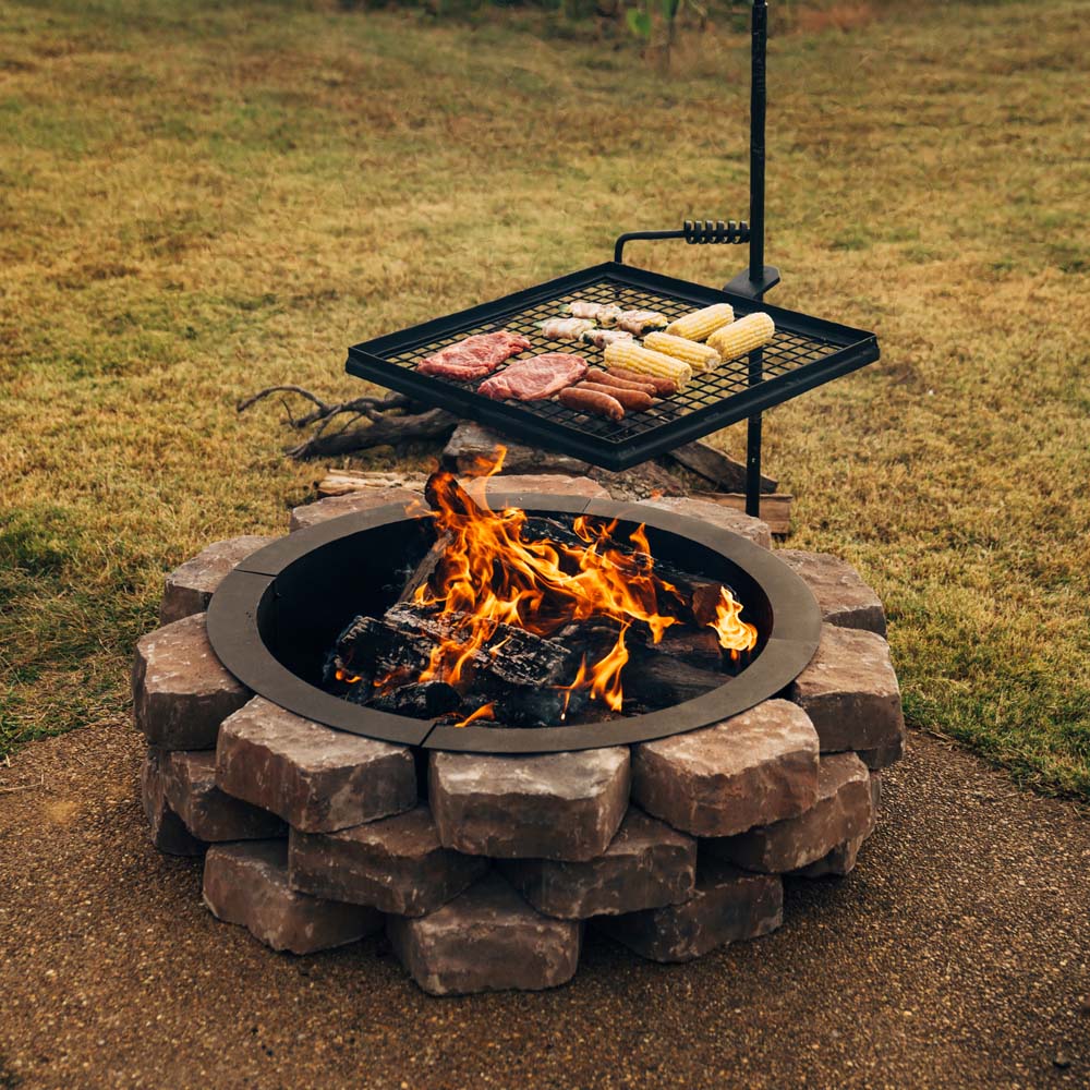 Wagon Wheel Fire Grates
