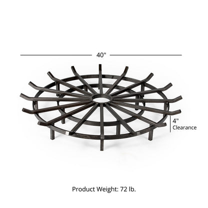 Wagon Wheel Fire Grates