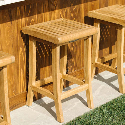 Acadia Grade A Teak Barstool