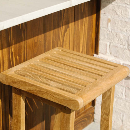 Acadia Grade A Teak Barstool