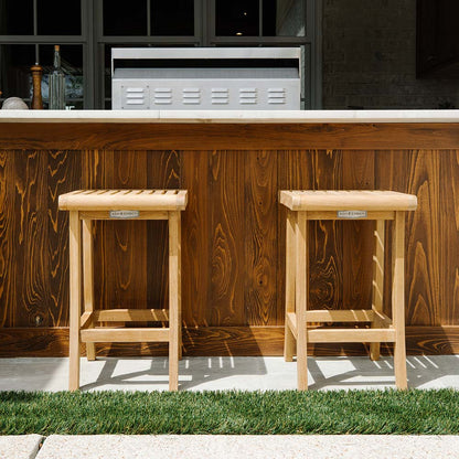 Acadia Grade A Teak Barstool