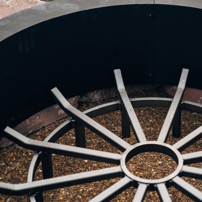 Wagon Wheel Fire Grates