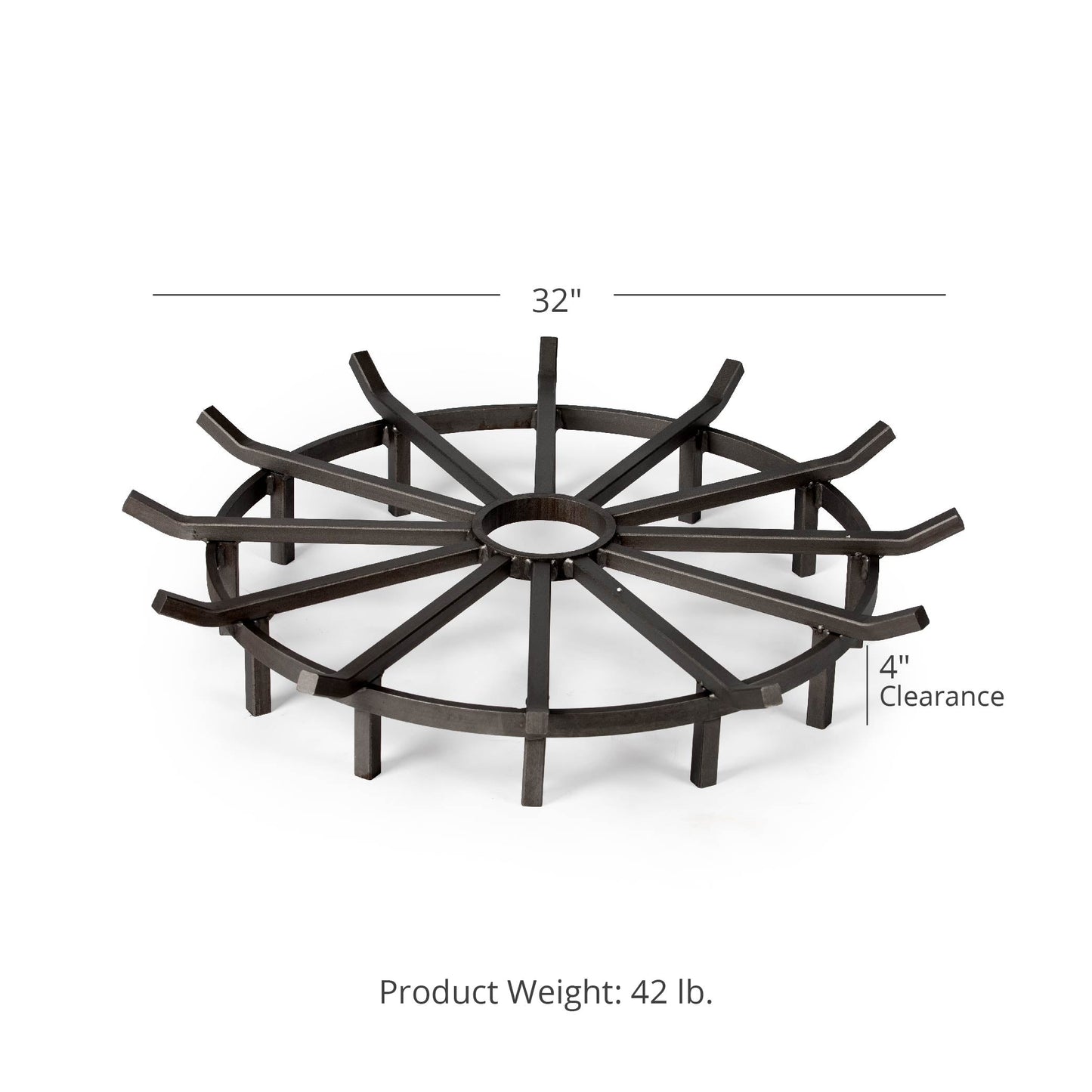 Wagon Wheel Fire Grates