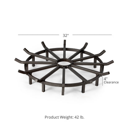 Wagon Wheel Fire Grates