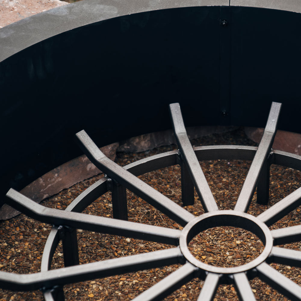 Wagon Wheel Fire Grates