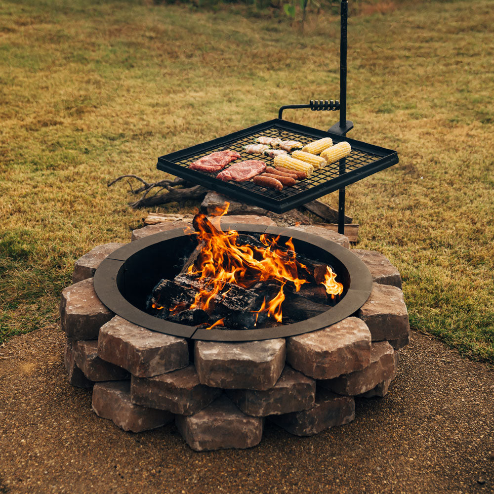 Wagon Wheel Fire Grates