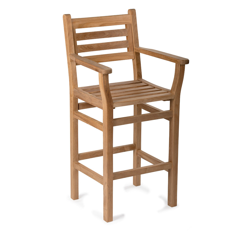 Acadia Grade A Teak Bar Armchair