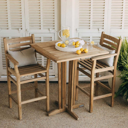 Acadia Grade A Teak Bar Armchair