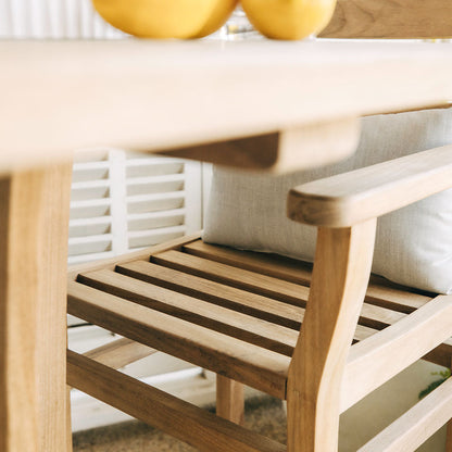 Acadia Grade A Teak Bar Armchair