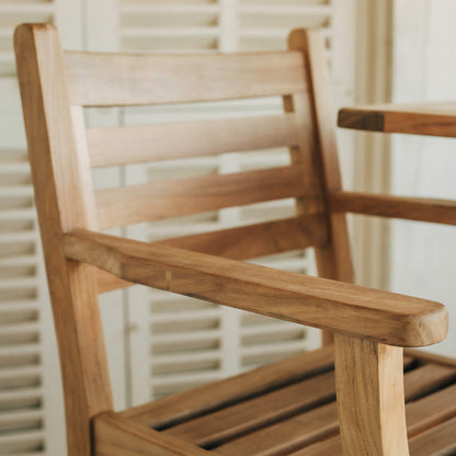 Acadia Grade A Teak Bar Armchair