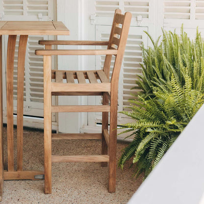 Acadia Grade A Teak Bar Armchair