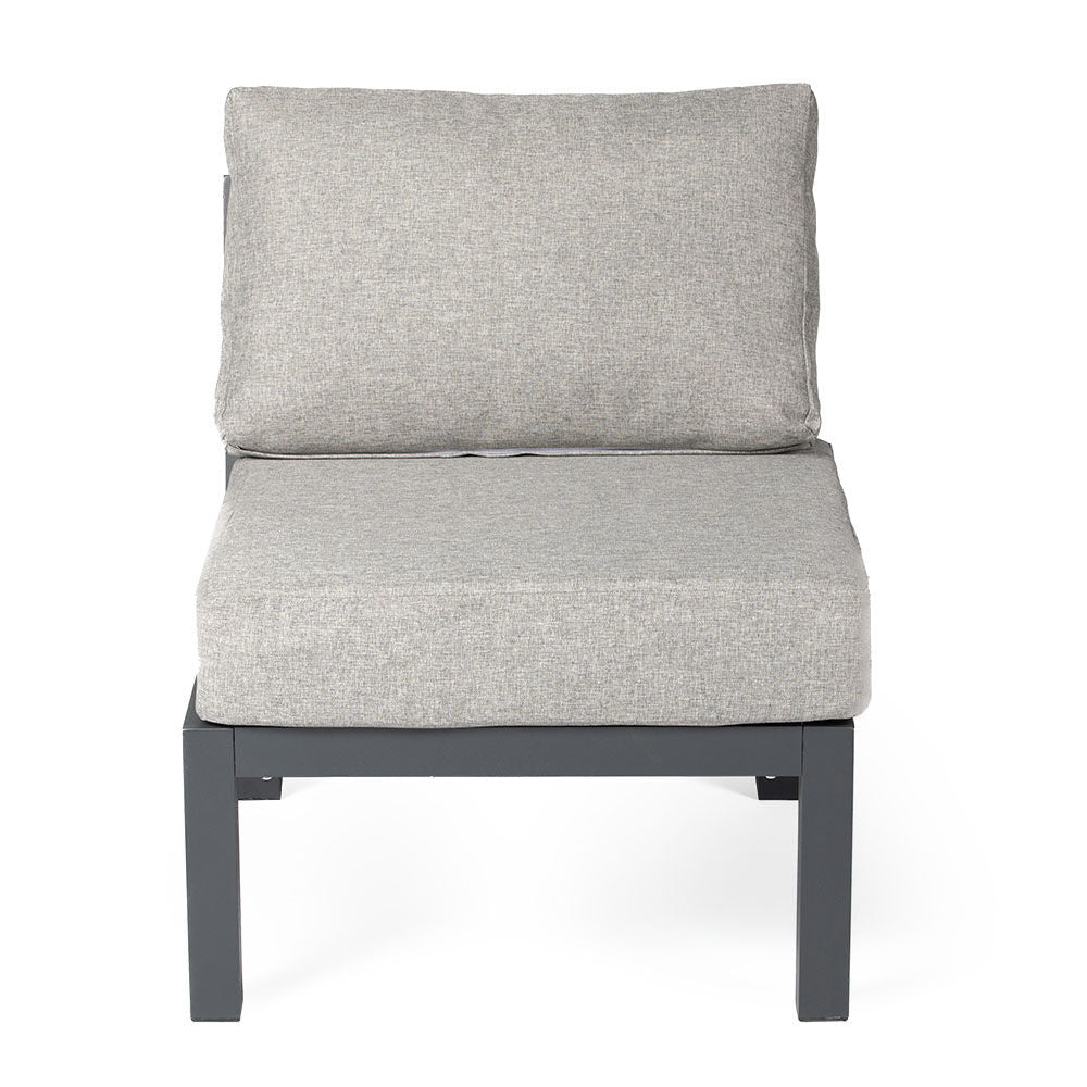 Caspian Armless Chair with Cushions