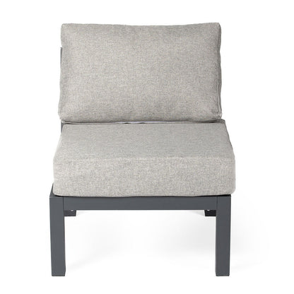Caspian Armless Chair with Cushions