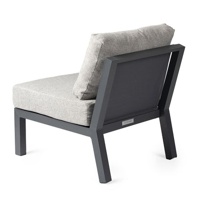 Caspian Armless Chair with Cushions