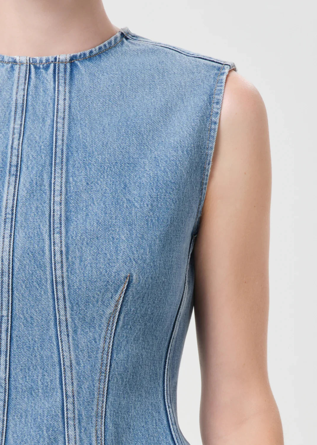 Agolde Corbin Denim Shell Shirt