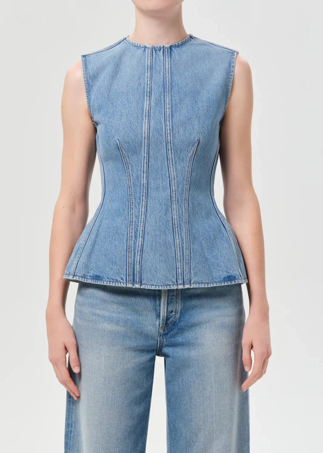 Agolde Corbin Denim Shell Shirt