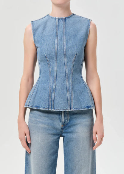 Agolde Corbin Denim Shell Shirt