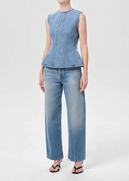Agolde Corbin Denim Shell Shirt