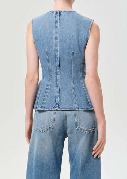 Agolde Corbin Denim Shell Shirt