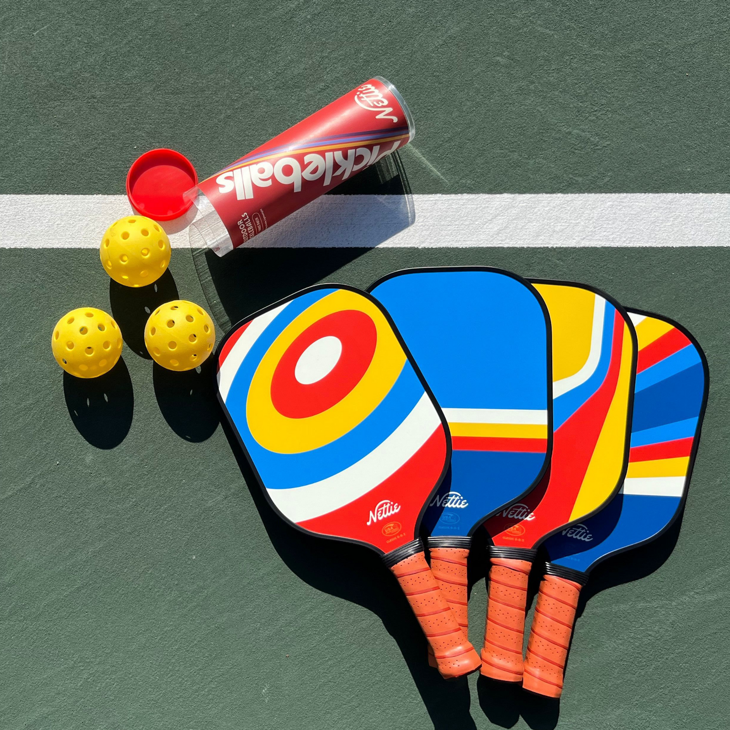 4-Pack Pickleball Set (Carbon Fiber)