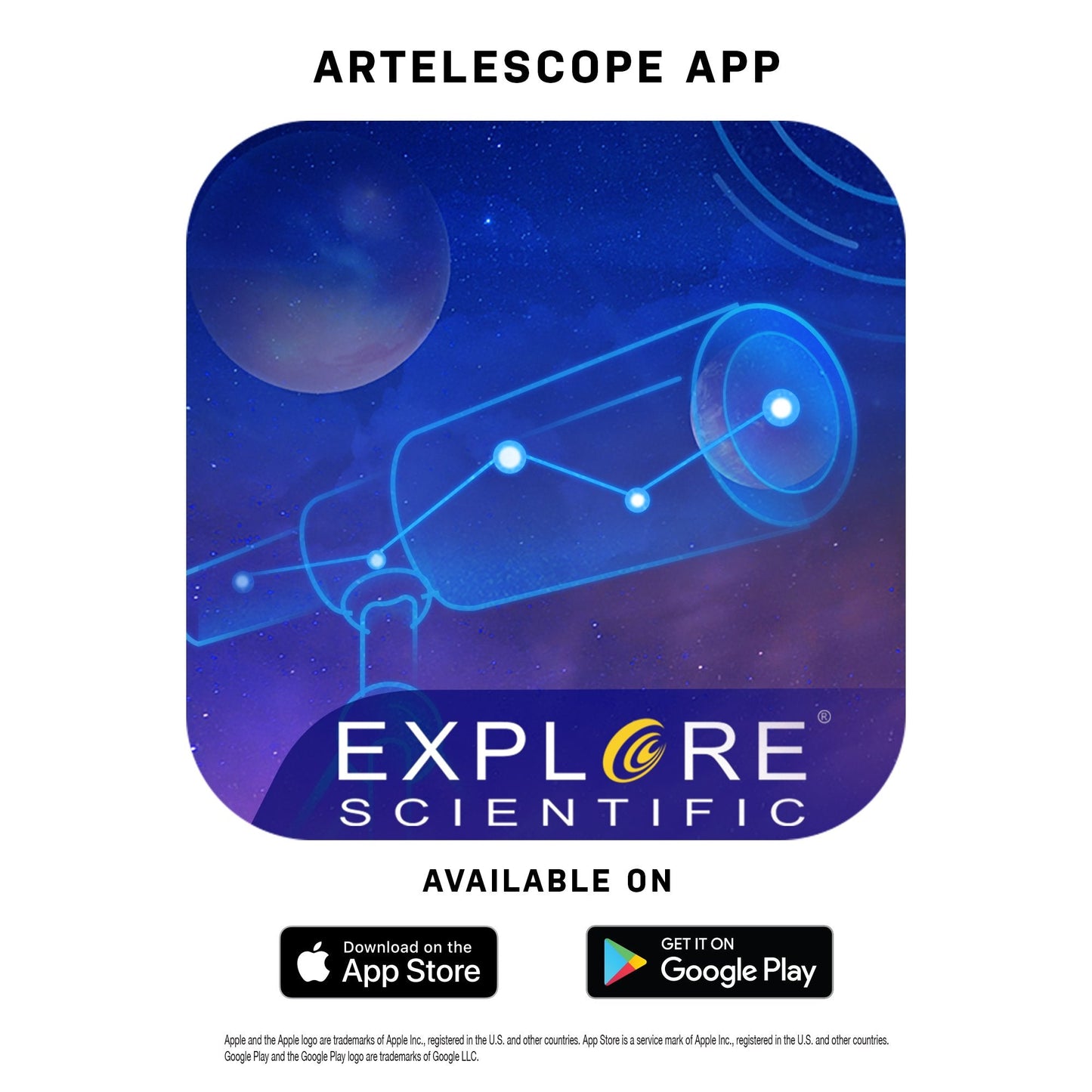 STAR50APP 50mm Refractor Telescope with Panhandle Mount and Astronomy APP