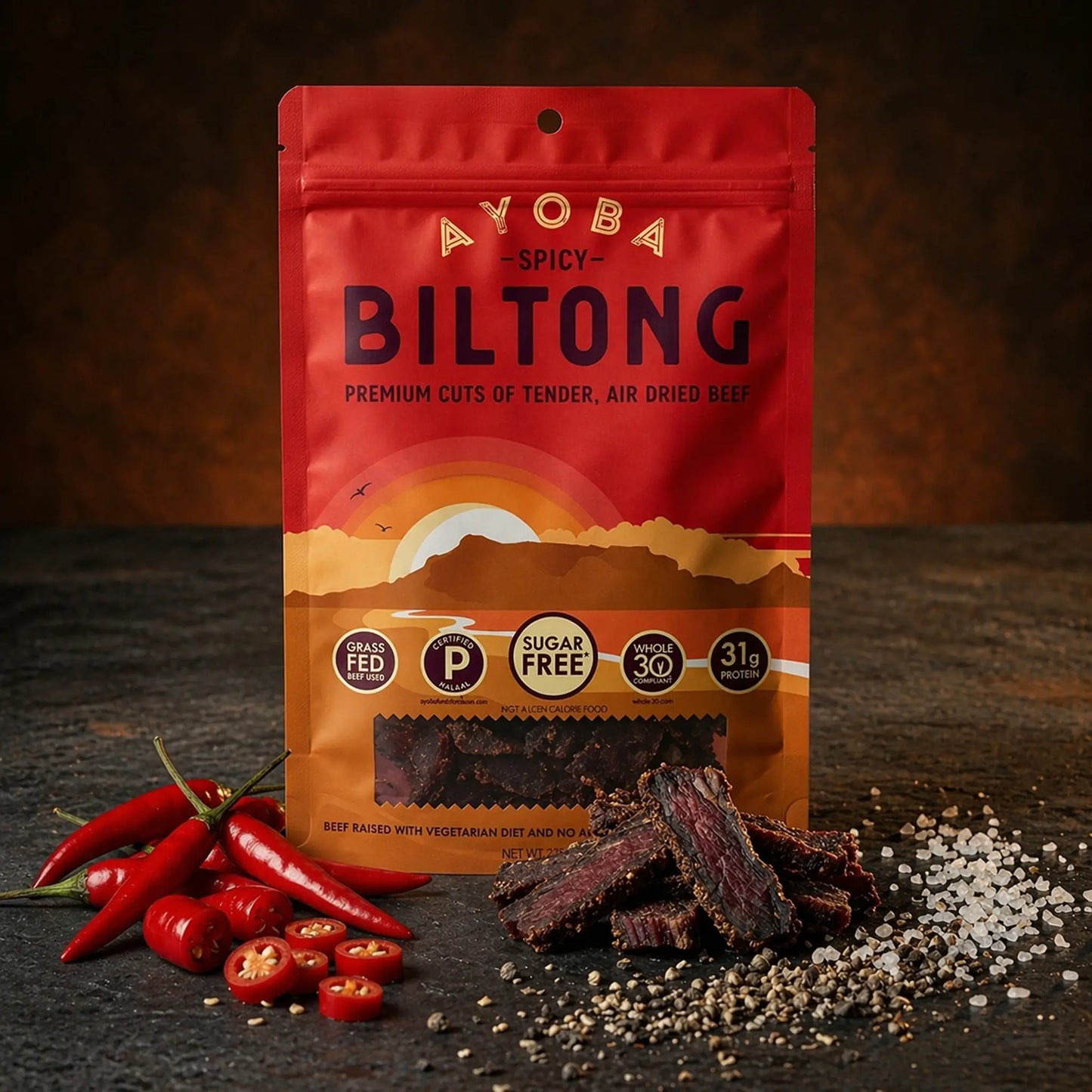 Spicy Biltong Air Dried Beef