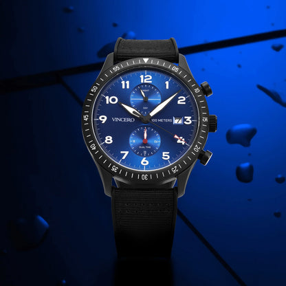 The Altitude - Matte Black/Cobalt