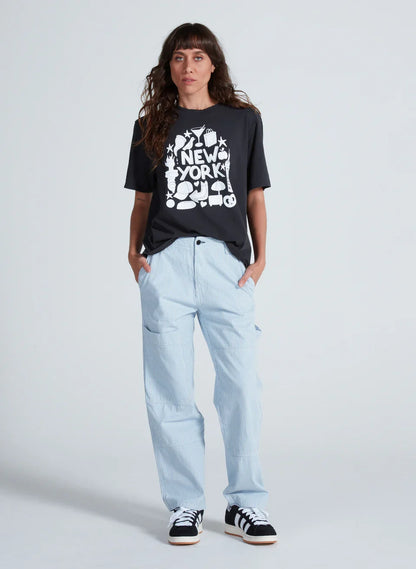 ASKK NY Blue Stripe Carpenter Pants