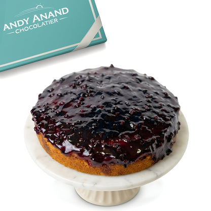 Andy Anand Sugar-Free Gluten-Free Blueberry Cake, 2.5 lb – Keto & Diabetic-Friendly, Real Blueberries, Birthday & Holiday Gift