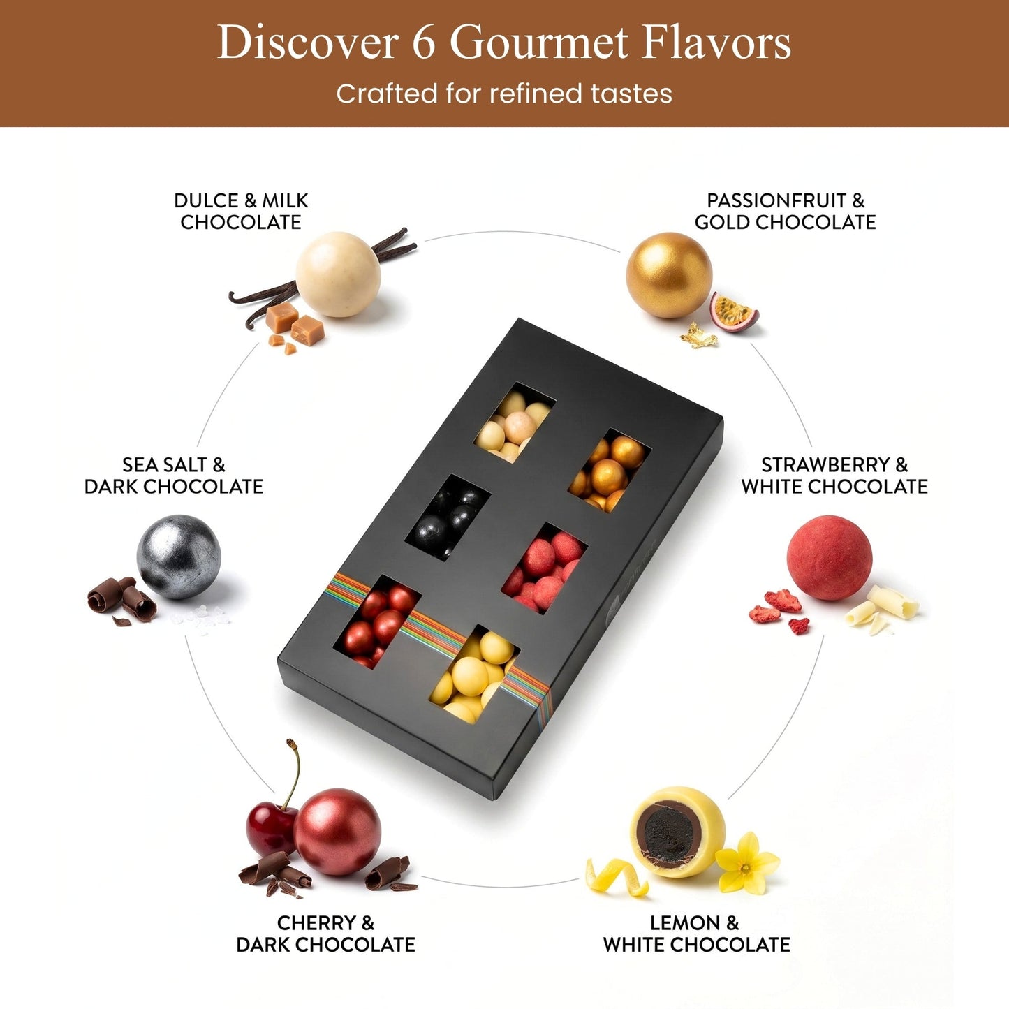 Andy Anand Chocolate Covered Gourmet Licorice, 6 Flavors, 10.5 oz – Made in Denmark, European Collection, Birthday & Holiday Gift Box