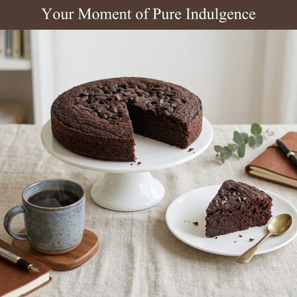 Andy Anand Sugar-Free Gluten-Free Dark Chocolate Cake, 9-Inch, 2.9 lb – Keto & Diabetic-Friendly, Birthday & Holiday Gift