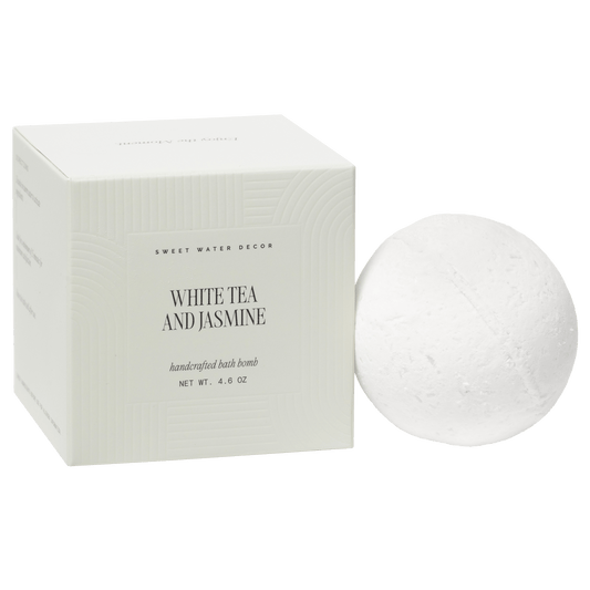 White Tea and Jasmine 4.6 oz Bath Bomb