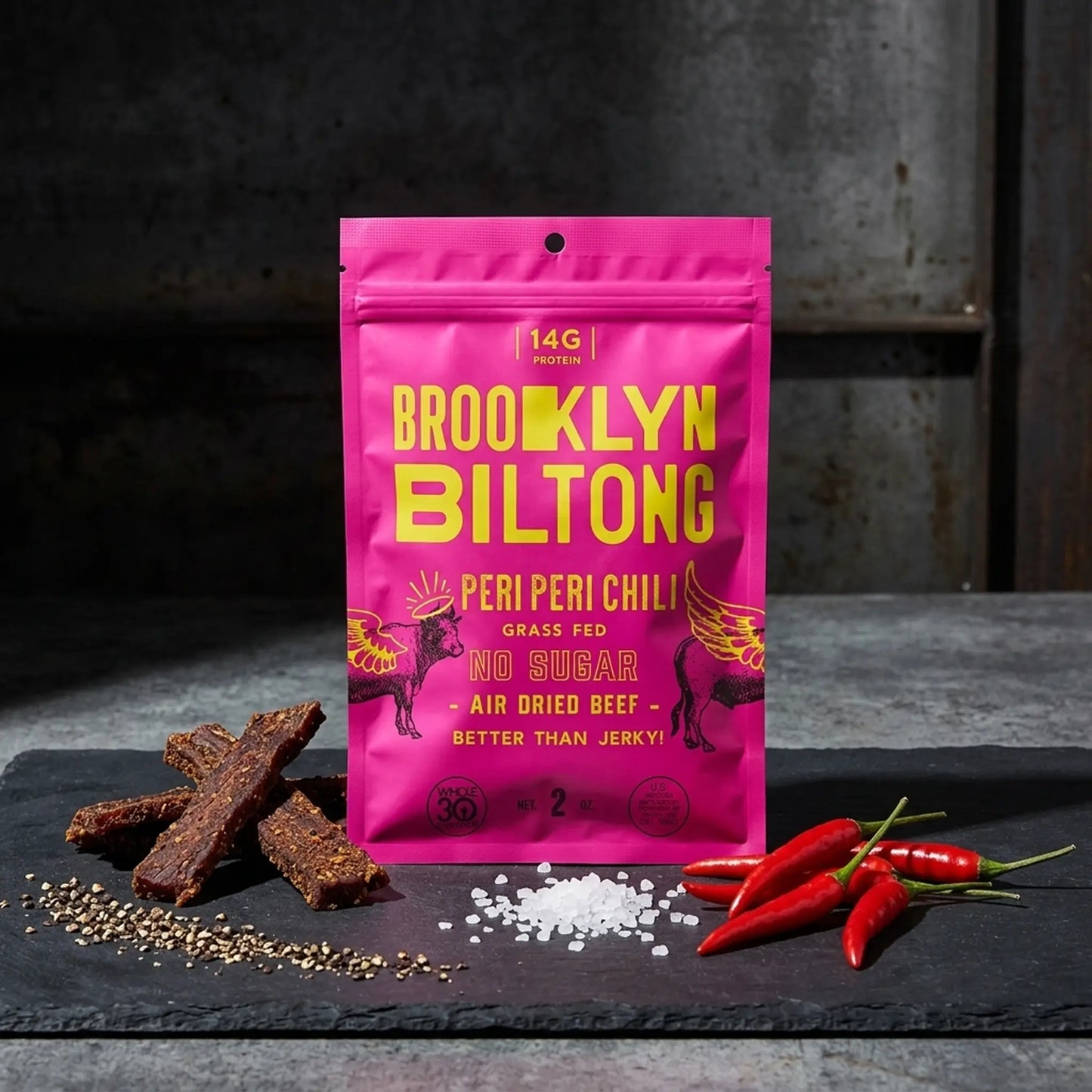 Spicy Peri Peri Chili Grass-Fed Biltong