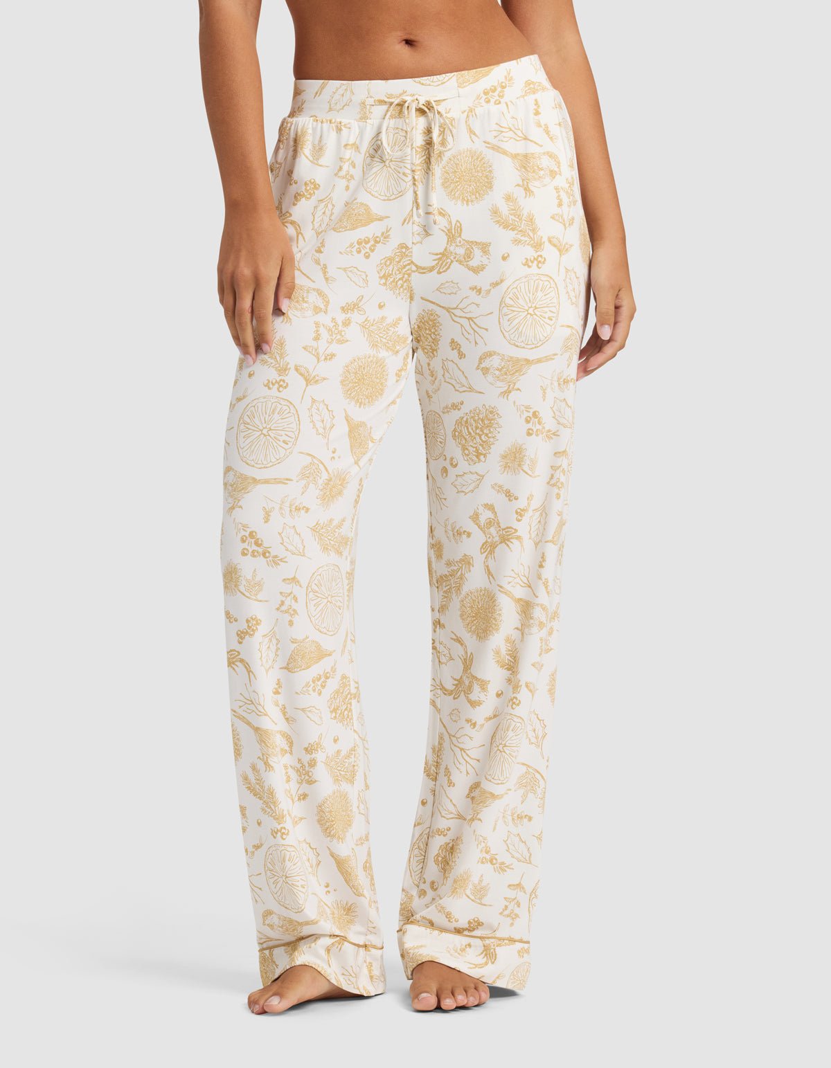 Women's Bamboo Stretch-Knit Long Sleeve Pajama Set