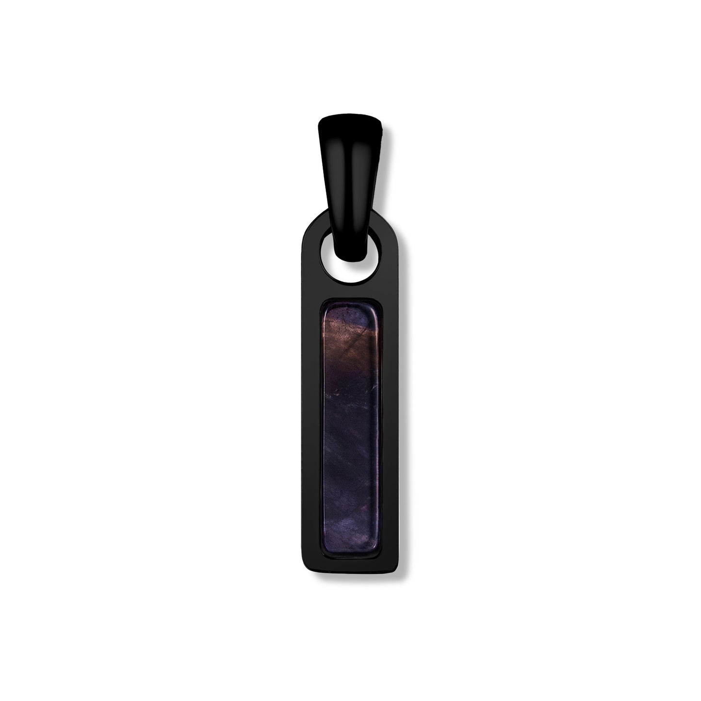 Birthstone Tag Pendant - Stealth
