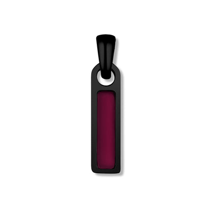 Birthstone Tag Pendant - Stealth